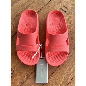 NWT Revitalign Fusion Strive Women's 6B GA Peach Slide Sandals Comfort Orthotic